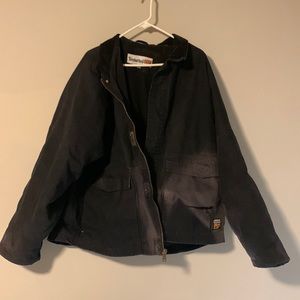 Black vintage timberland pro series workwear jacket